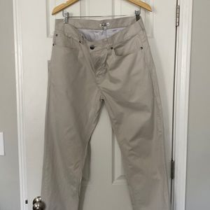 Men’s Peter Millar sand/cream pants 36x32